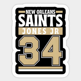 New Orleans Saints Jones Jr 34 Edition 3 Sticker